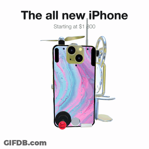An Ad For The All New Iphone Starting At $1 800 GIF