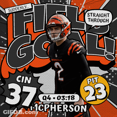 An Advertisement For A Football Player Named Mcpherson GIF