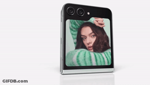 An Advertisement For A Galaxy Z Fold 5 Z Flip 5 GIF