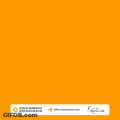 An Advertisement For A Hyundai Stadey Van With A Yellow Background GIF