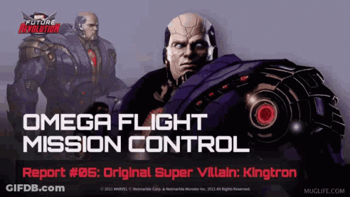 An Advertisement For A Video Game Called Omega Flight Mission Control GIF