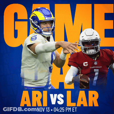 An Advertisement For Ari Vs Lar On Nov 13 GIF
