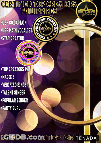 An Advertisement For Certified Top Creators In The Philippines GIF