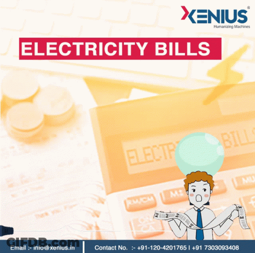 An Advertisement For Electricity Bills Giving You Shocks Switch To Prepaid Meter GIF