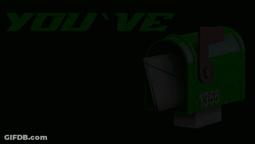 An Advertisement For Fett4hire Strikes Again Has A Green Mailbox GIF