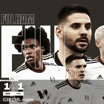 An Advertisement For Fulham Soccer Players With The Number 11 On It GIF