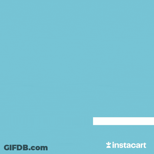 An Advertisement For Instacart Shows A Chicken With A Cherry On A Hook GIF