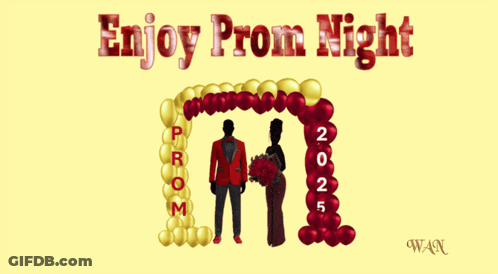 An Advertisement For Prom Night In 2025 GIF