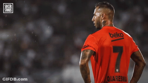 An Advertisement For Soccer Stories Shows A Man In A Red Shirt With The Word Downfall On It GIF