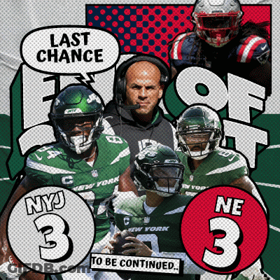 An Advertisement For The New York Jets Shows A Coach And Three Players GIF