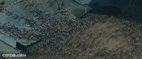 An Aerial View Of A Stadium With The Word Adm On The Bottom GIF