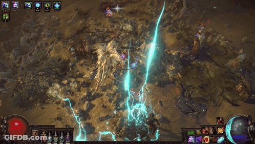 An Aerial View Of A Video Game With A Man Named Hunching Man On The Screen GIF