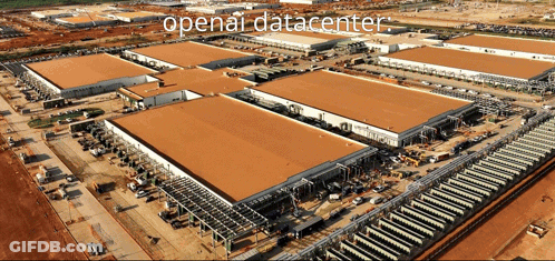 An Aerial View Of An Openai Data Center GIF