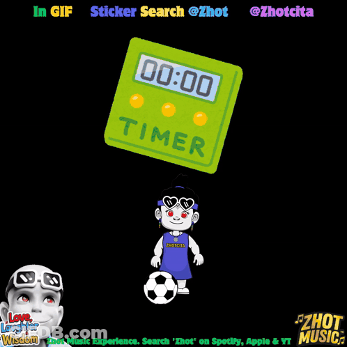 An Animated GIF Of A Timer That Says 00:00 On It GIF