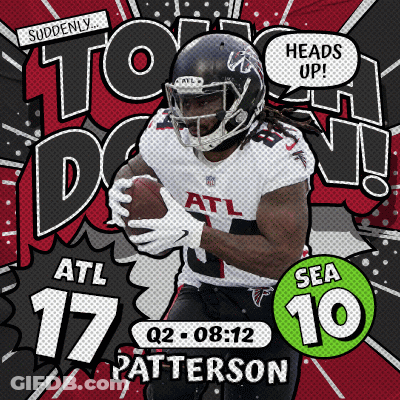An Atl Football Player Is Running With A Ball GIF