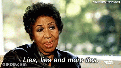 An Elderly Woman Is Sitting In Front Of A Window And Talking About Lies , Lies And More Lies . GIF