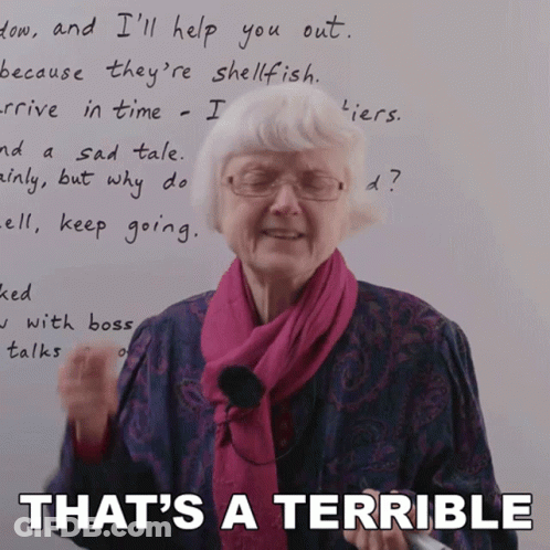 Elderly Woman Standing In Front Of Whiteboard GIF