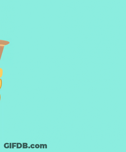 An Ice Cream Cone With The Words Happy Ice Cream Day On Top GIF