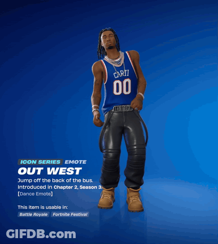 An Icon Series Emote For Out West Is Shown GIF