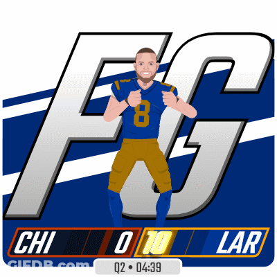 An Illustration Of A Football Player With The Number 8 GIF