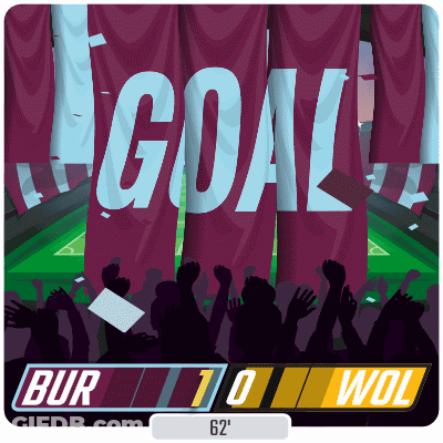 An Illustration Of A Soccer Game With A Score Of 1-0 GIF
