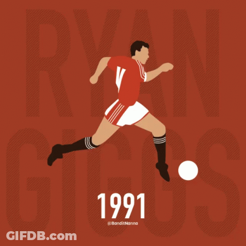 An Illustration Of A Soccer Player With The Year 2014 On It GIF