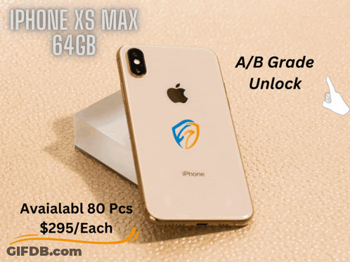 An Iphone Xs Max Is Available For $ 295 / Each GIF