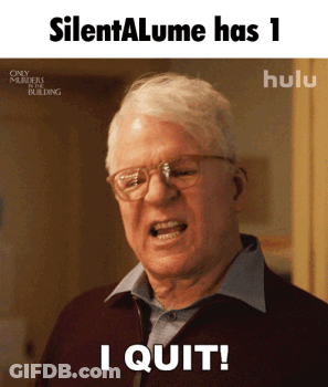 An Older Man With Glasses Says I Quit In Front Of A Hulu Logo GIF