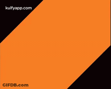 An Orange And Black Wicke Logo With A Cricket Ball In The Middle GIF