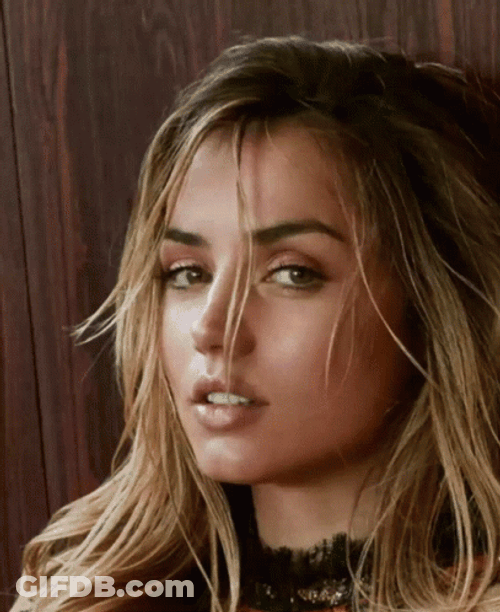 Ana De Armas Beautiful Face Clips GIF