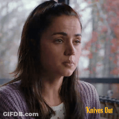 Ana De Armas Knives Out No GIF