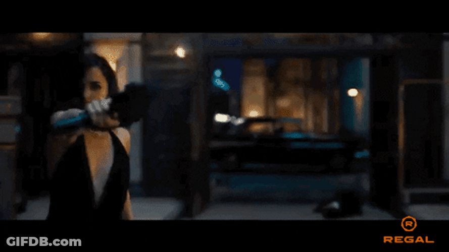 Ana De Armas Paloma Kick James Bond GIF