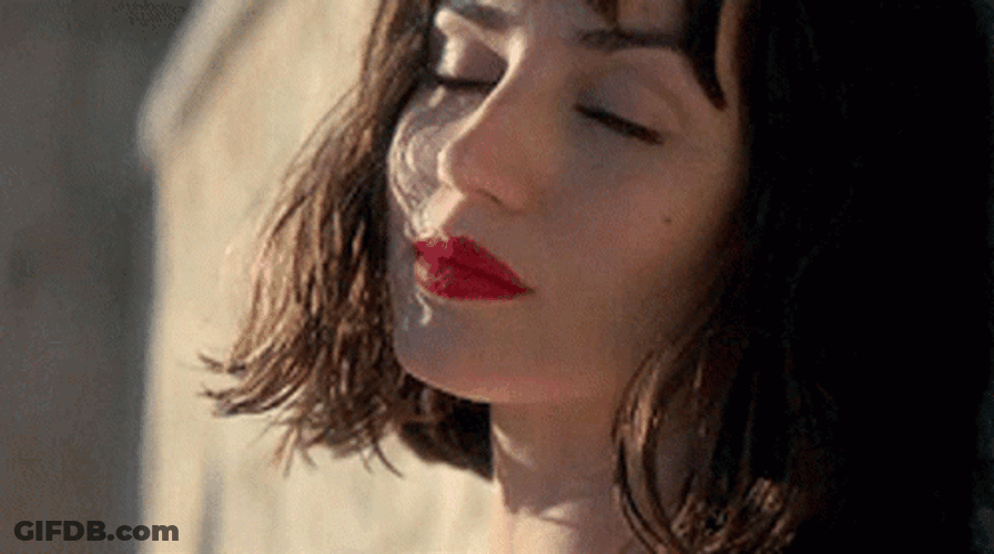 Ana De Armas Red Lips GIF