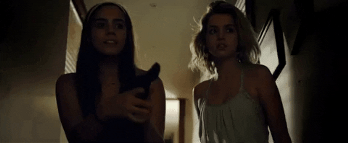 Ana De Armas Suspense Nervous GIF