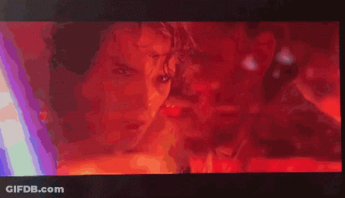 Anakin Chancellor Palpatine Is Evil Is Displayed On The Screen GIF
