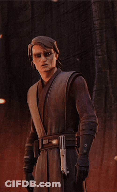 Anakin Skywalker 3D Fight GIF