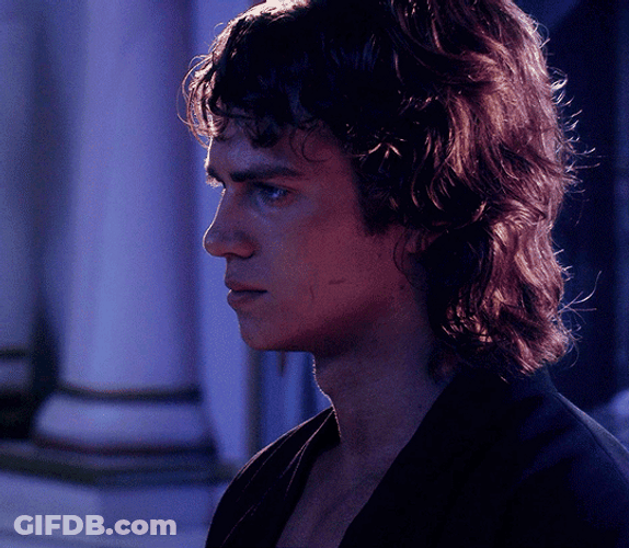 Anakin Skywalker Blank Gaze GIF