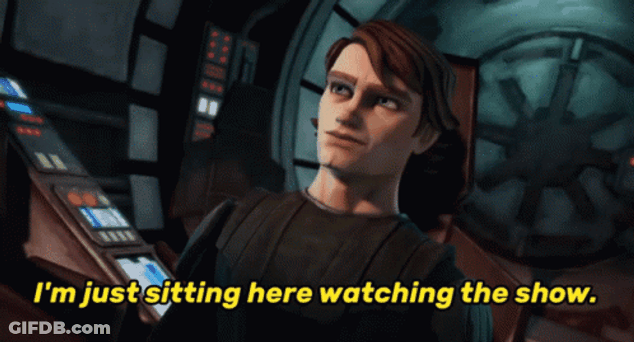 Anakin Skywalker Clone Wars GIF