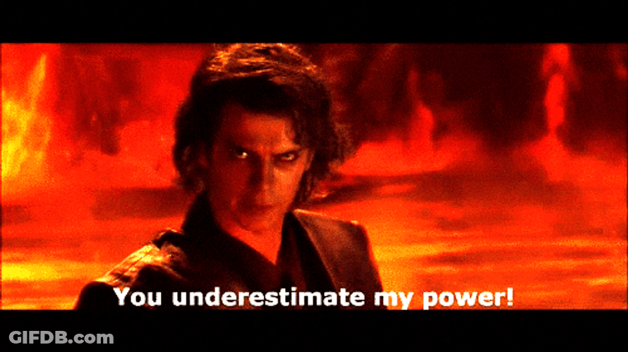 Anakin Skywalker Dark Side GIF