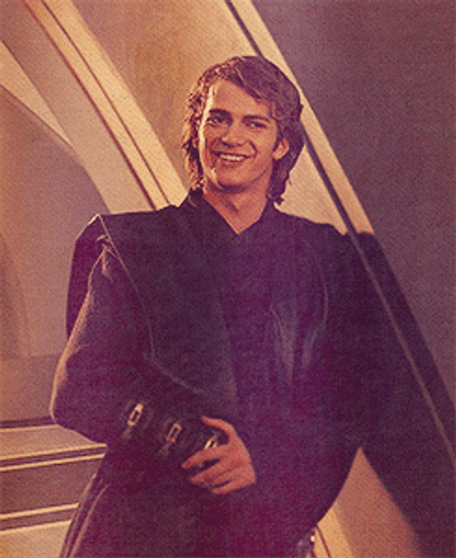 Anakin Skywalker Lean On Wall GIF