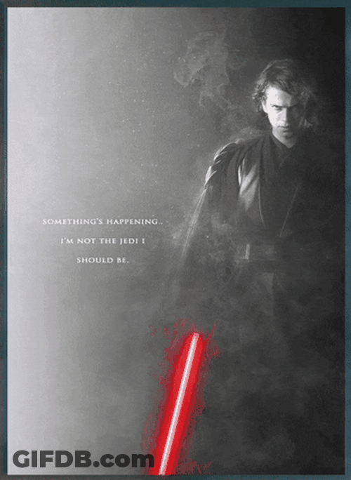 Anakin Skywalker Lightsaber GIF