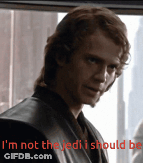 Anakin Skywalker Star Wars Jedi GIF