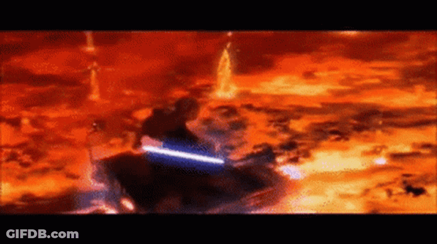 Anakin Skywalker Star Wars Obi Wan GIF