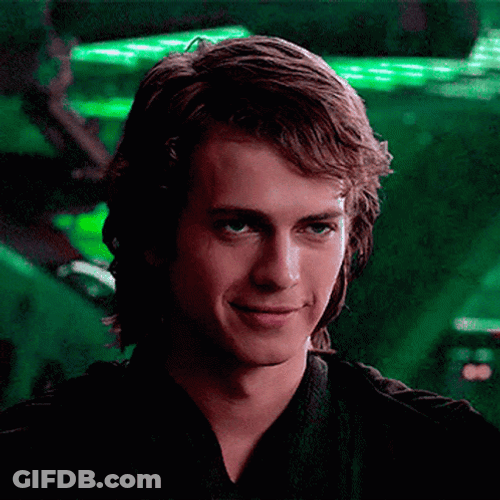 Anakin Skywalker Star Wars Stare GIF