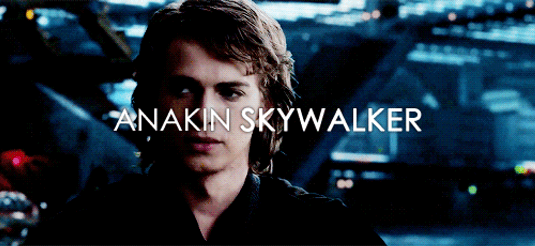 Anakin Skywalker Text GIF