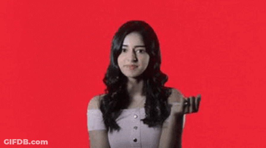 Ananya Panday Asking You Talking To Me GIF