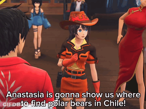 Anastasia Finding Polar Bears In Chile GIF