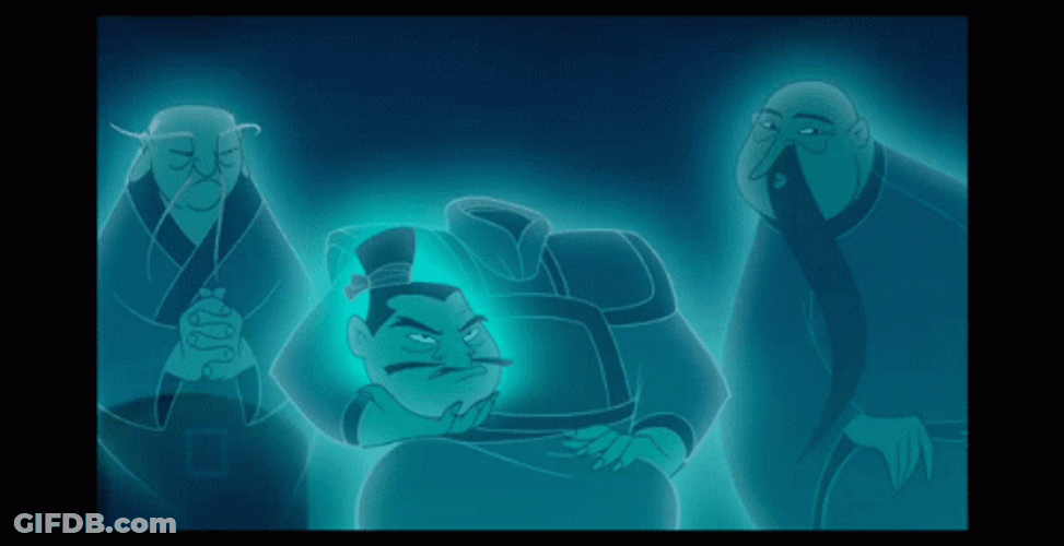 Ancestors Ghosts Mulan Mushu GIF