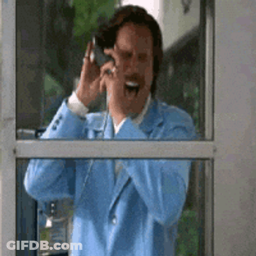 Anchorman Ron Burgundy In Despair GIF
