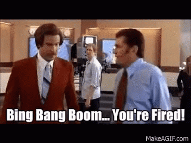 Anchorman You're Fired GIF